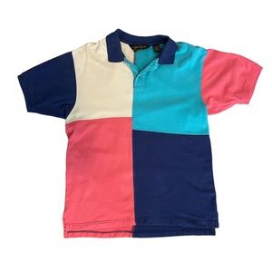 Eddie Bauer Retro Colorblock Polo